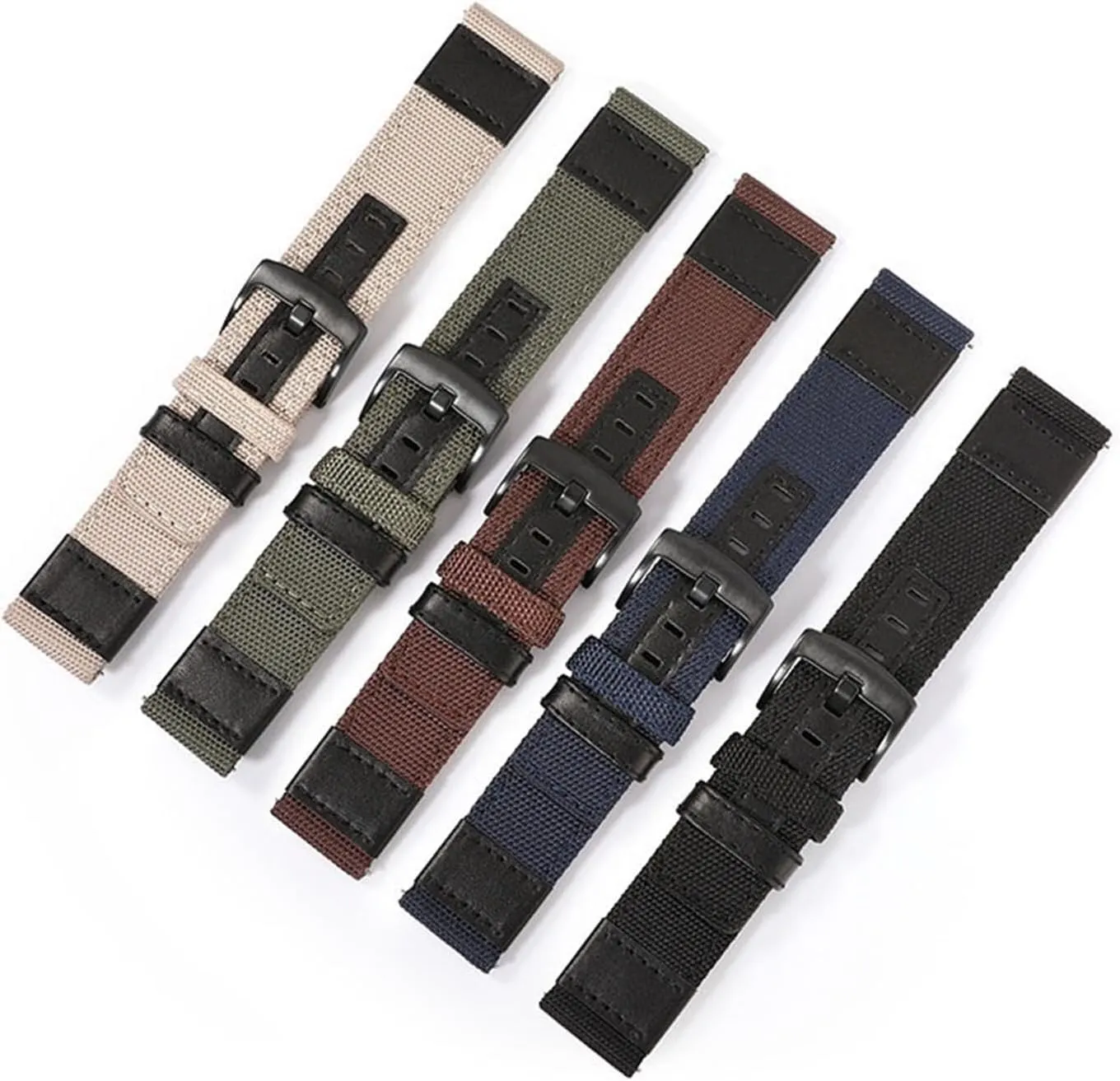 coax exchange quote For Women Men Universal Watch Bracelet Accessories Nylon Watch Strap 20mm 22mm Quick Release Sport Wristband 