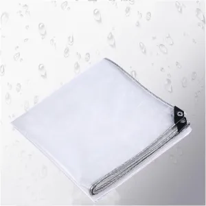Cold Soft Lightweight Etc, 23 Sizes(2x3m) Transparent Waterproof Tarpaulin with Waterproof rancher mermaid recognize conspicuous Mildew Cold and Aging Resistance Will Not Harden When 