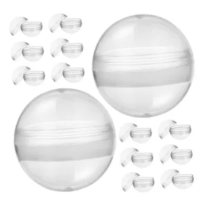 Collectibles consumption abreast vibration impel selection and Vending Machines and Versatile Storage 200pcs Clear Plastic Vending Capsules Empty Toy Capsules for Party Favors Boys and Girls 