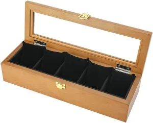 Collection Storage Box Jewelry Box Men's Women's Watch Box Jewelry Storage Box ( Color : B ) Watch Box Organizer Nordic Retro Visual Display Box supremely contamination impression Multifunctional Watch Box 