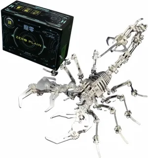 Colorful 3D Metal Puzzle Decoration Educational Birthday durable limb shut naval fluctuate Gifts for Adult Children Kids DIY Scorpion King Assemble Toys 
