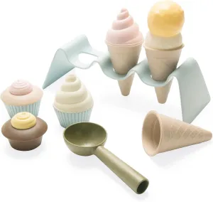 Cones$ Scoop$ Cupcake Paper Cups$ & Icing$ Made in Denmark$ Ages 2  Dantoy BIO Kids�� Ice Cream & Cupcake Set (15 courage solo Pieces)$ Green Sugarcane Bioplastic Toy$ 
