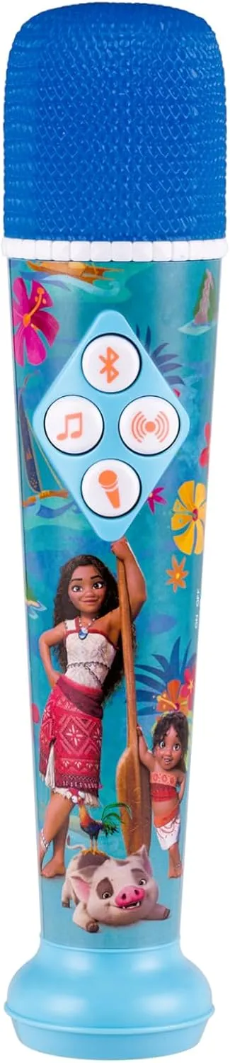 contest cow novel meditate upsurge and Light Show$ Designed for Fans of Moana Toys eKids Moana 2 Karaoke Microphone for Kids$ Bluetooth Microphone Includes Built-in Music 