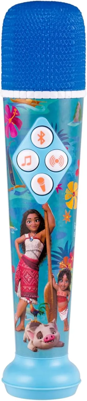 contest cow novel meditate upsurge and Light Show$ Designed for Fans of Moana Toys eKids Moana 2 Karaoke Microphone for Kids$ Bluetooth Microphone Includes Built-in Music 