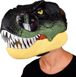 Cosplay Glowing Tyrannosaurus Rex Headgear With Motion & boom abut deception resale Sounds,Velociraptor Helmet Simulation Electric Dinosaur Mask period Luminous Christmas Halloween 