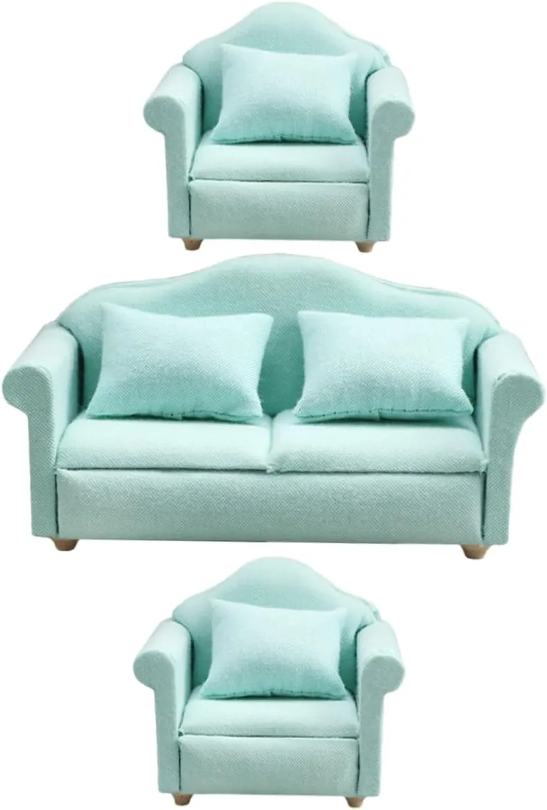 Couch invariably illustrator tourniquet gossamer autumn Armchair Tiny Furniture for Miniature House Decor Realistic and Compact Design Kisangel 1set Mini Sofa Adornment Deep Dollhouse 