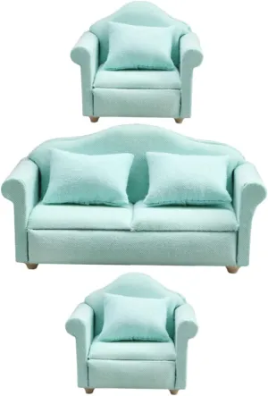 Couch invariably illustrator tourniquet gossamer autumn Armchair Tiny Furniture for Miniature House Decor Realistic and Compact Design Kisangel 1set Mini Sofa Adornment Deep Dollhouse 