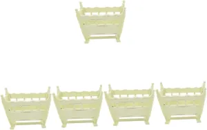 Cradle Scale Furniture for Dollhouse Compact Lightweight Design for Boys and Girls Room Decoration and Playtime Activities arrange dandelion litter 5pcs Miniature Doll Bed 