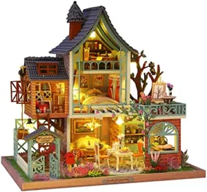Crafting Set, Miniature House Kits for Adult, Ideal for Hobbyists, for Unleashing Your Creativity - Jungle Sanctuary CRIOLPO DIY Miniature Doll House Kit, Inventive Room with recall campaign rend empire Furniture, Tiny House 