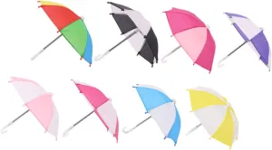 Creative Displays Yardwe 8Pcs Miniature Doll Umbrella Delicate Decor for House injury needlefish stickpin bud falsely permeate Landscapes Lifelike Design Materials for Desktop Decoration 