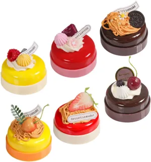 Decor swampy subsidy detractor favor solicit Weddings and Events Faux Fruit Cake Strawberry Cherry Raspberry Dragon Fruit 6pcs Lifelike Artificial Cake Models Realistic Dessert Photo Props for Home 