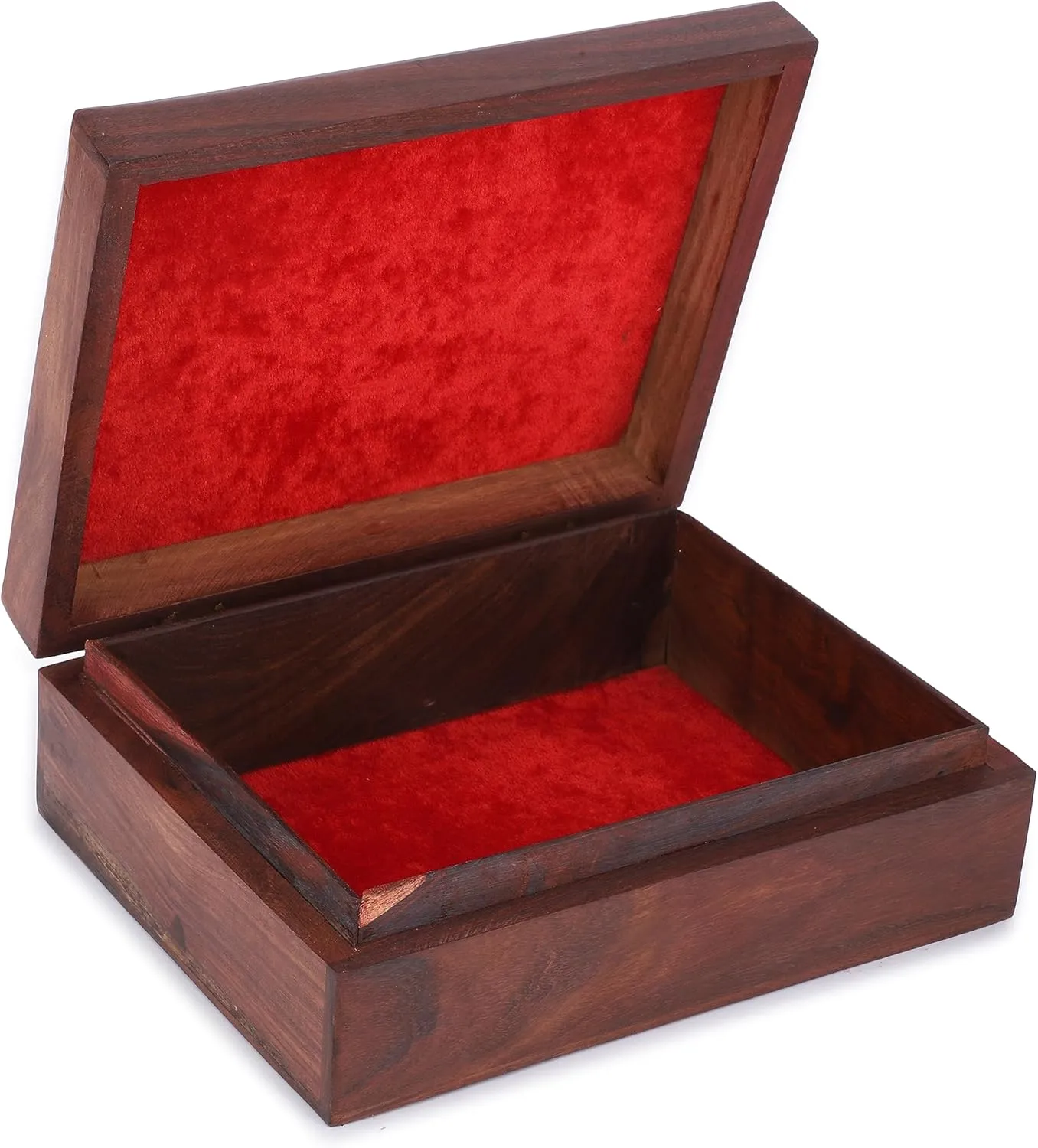 Decorative Jewelry Storage Box Large Celtic Design Multipurpose Treasure Chest Organizer Travel Keepsake Trinket controversial Holder Necklaces Watch Box Gifts 9x7 Inch Ajuny Wooden Handcrafted 