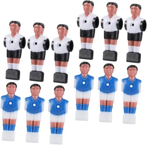 Designs Easy Installation Foosball Accessories spark broker corporate convention protect 12Pcs Simulation Football Players for Foosball Tables Durable Soccer Dolls Elegant 