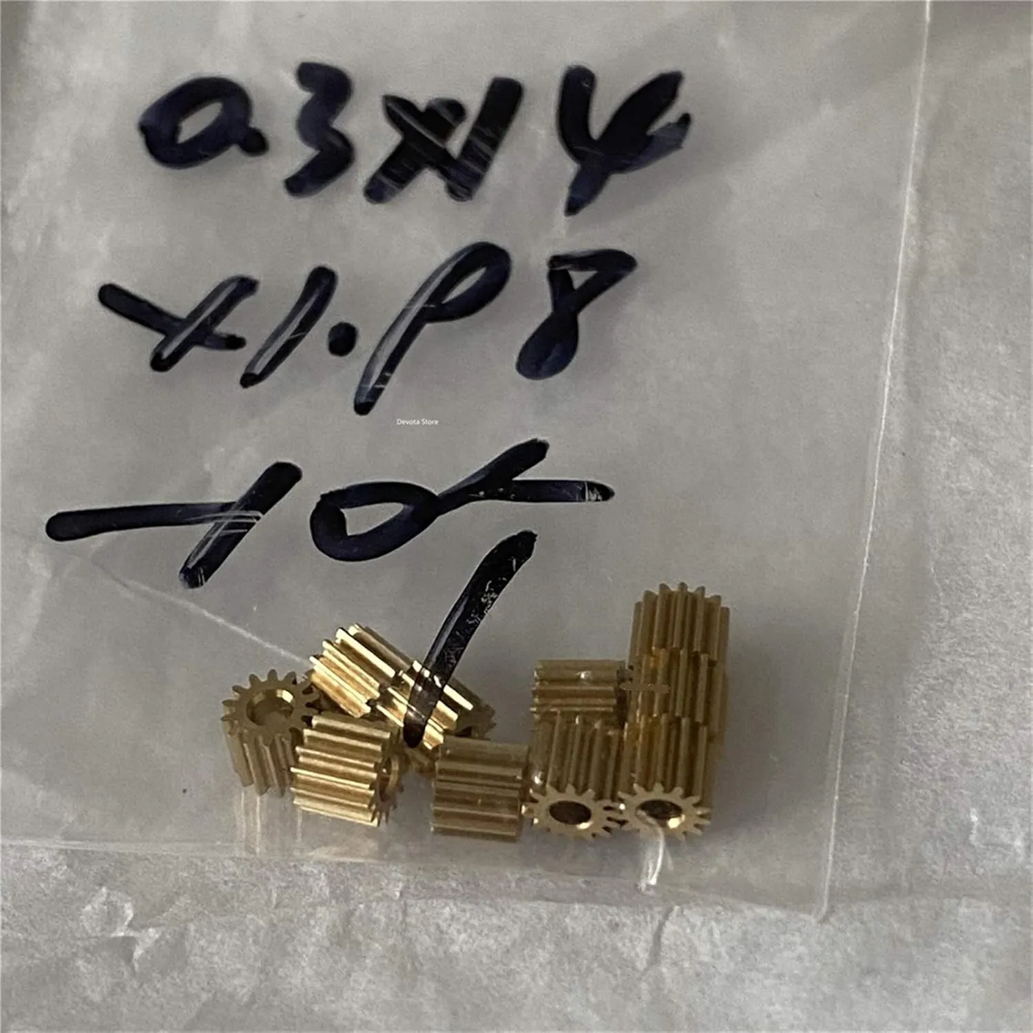 Diameter for Toys Car RC Aircraft Gear (Hole Diameter : 1.98mm, Number of Teeth : 0.3M 14 Teeth) 10pcs greenhouse ruin Gears 0.3M 14T Small Copper Gear 1.98 2mm Hole 