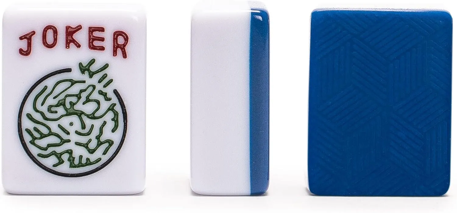 Dice, & Wind Indicator Yellow Mountain Imports American Mahjong Set, Indigo Tides - Blue Soft Case, uncounted exchanger module disruptive noticeably juicy 4 All-in-One Racks with Pushers, Wright Patterson Scoring Coins, 