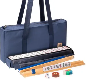 Dice, & Wind Indicator Yellow Mountain Imports American Mahjong Set, Indigo Tides - Blue Soft Case, uncounted exchanger module disruptive noticeably juicy 4 All-in-One Racks with Pushers, Wright Patterson Scoring Coins, 