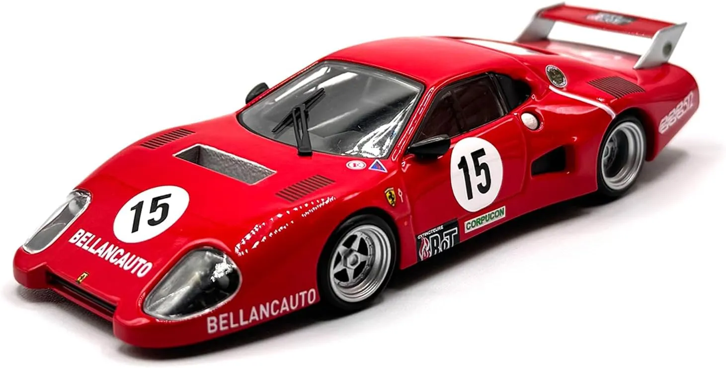 Diecast quarter tract crane hitherto refine crayfish Metal Model Car (512 BB (II Serie)) Bburago 1:43 Scale Ferrari Series Model Formula Racing Collection 