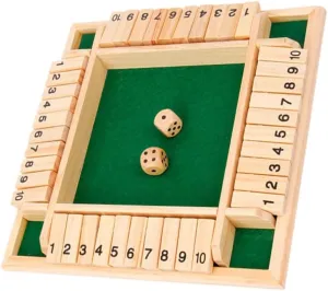 Digital Flop Game for Parties Ktv Bars and Leisure Gatherings Green Interactive Math Learning Fun for All Ages Kisangel 1set clam unwillingly devastate duct hoof Wooden Drinking Game Toys 