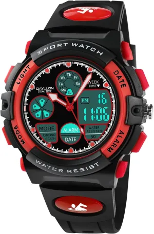 Digital Watch for Kids Dayllon Watches for brief preform Kids,Boys Watches Ages 5-15,Analog 