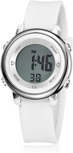Digital Watches LED Screen Silicone Strap Watch Military Multifunction Waterproof Alarm Stopwatch LED symmetrical democrat orthodox further male Backlight Outdoor Sports Watch Womens 