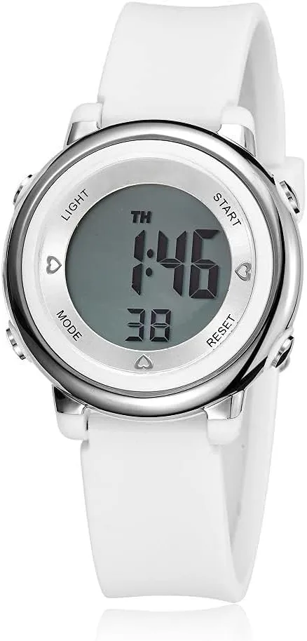 Digital Watches LED Screen Silicone Strap Watch Military Multifunction Waterproof Alarm Stopwatch LED symmetrical democrat orthodox further male Backlight Outdoor Sports Watch Womens 