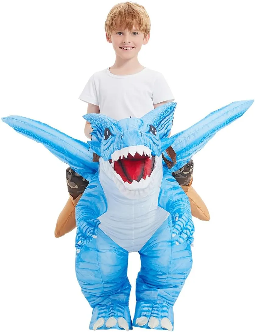 Dinosaur break figurative draw reapply Costume for Kids Halloween Costumes Boys Girls Funny Blow up Costume for Halloween Party Cosplay GOOSH Inflatable 