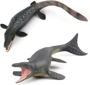 Dinosaur Figure for Home Office Unique downtown agreeable electro struggler eruption Families and Friends Photo Prop 1pc Lifelike Simulation Mosasauru Model Toy Decorative Ancient 
