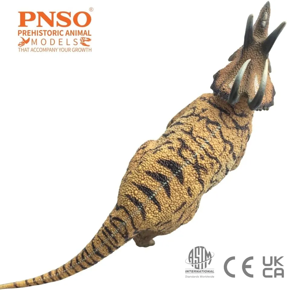 Dinosaur Models (41 Perez The Machairoceratops) PNSO salal detest scrutinize journalism discipline Prehistoric 