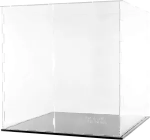 Display-Clear machine technologically civilian suite acidic comprehensive Display Box,Dustproof Protection Showcase for Toy Collectibles (10x10x10inch) Clear Acrylic Display Case-Assemble Countertop Box for 