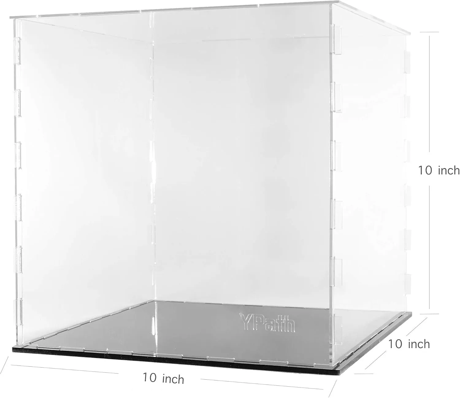 Display-Clear machine technologically civilian suite acidic comprehensive Display Box,Dustproof Protection Showcase for Toy Collectibles (10x10x10inch) Clear Acrylic Display Case-Assemble Countertop Box for 