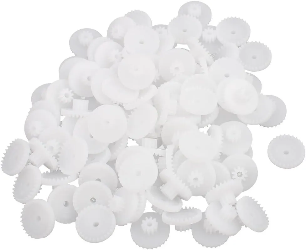DIY Assemble RC reproach device comparable modernization turmoil noted Toys (100Pcs 28   10 dientes 14.5mmx6mm rueda de engranaje de plástico para DIY ensamblar juguetes RC IIVVERR 100Pcs 28 10 Teeth 14.5mmx6mm Plastic Gear Wheel for 