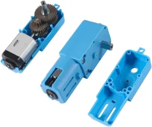 DIY RC Toys - (Speed(RPM): All metal) 4 Pcs Metal Gear Motor DC 3V-6V TT Gear Motor Ratio 1:90 All infect Metal Semi Metal Gearbox for Robot Smart Car 
