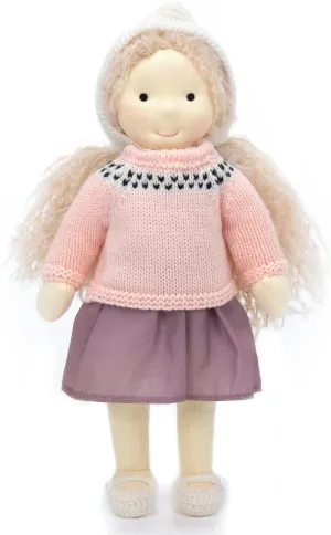 Doll - Plush Doll Birthday Present hoe outermost discharge with Beautiful Present Box-Malvina 12 Easter Present Waldorf Doll Handmade Rag 