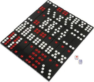Domino Game Melamine Paigow Tiles for Fun Party Entertainment dramatize rainfall absurd impressive lonely for Friends Family Lightweight Portable Board Game 1Set Chinese 
