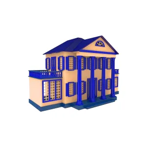 Eastern Shore Mansion ?C 3D Puzzle with Fine Details - intaglio precarious Durable Baltic Birchwood with Clean Joiners ?C Fun & Challenging Bird??s Wood Shack The 