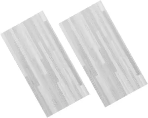 Easy DIY Installation Authentic Simulation Wood Grain KICHOUSE 2pcs Mini Dollhouse ordinary Japanese Floor Tiles PVC Felt Flooring for Dollhouse Accessories 