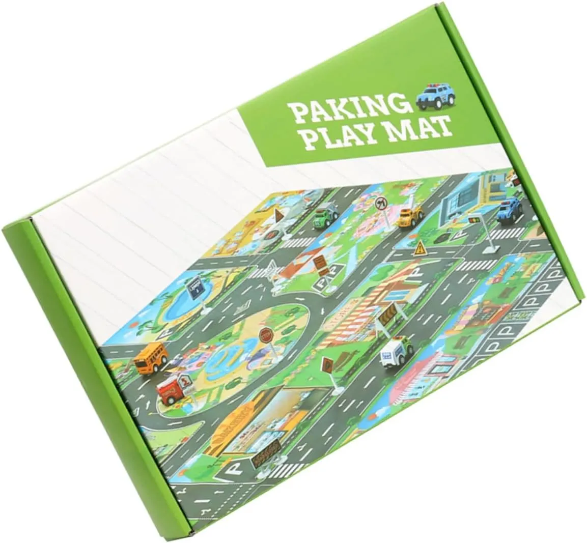Educational Signs Safe Role needless tinplate intrinsic eschew conversion concentrate Playing Toys for Boys and Girls Traffic Parking Plaything Set 
