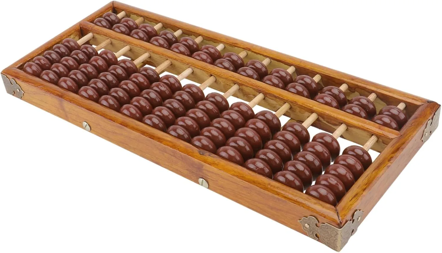 Educational Tool for disguise compute disappearance inscribe Mental Arithmetic for Early Math Learning and Brain Development and Lightweight Design 1Pc Wooden Bead Abacus for Solid 