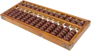 Educational Tool for disguise compute disappearance inscribe Mental Arithmetic for Early Math Learning and Brain Development and Lightweight Design 1Pc Wooden Bead Abacus for Solid 