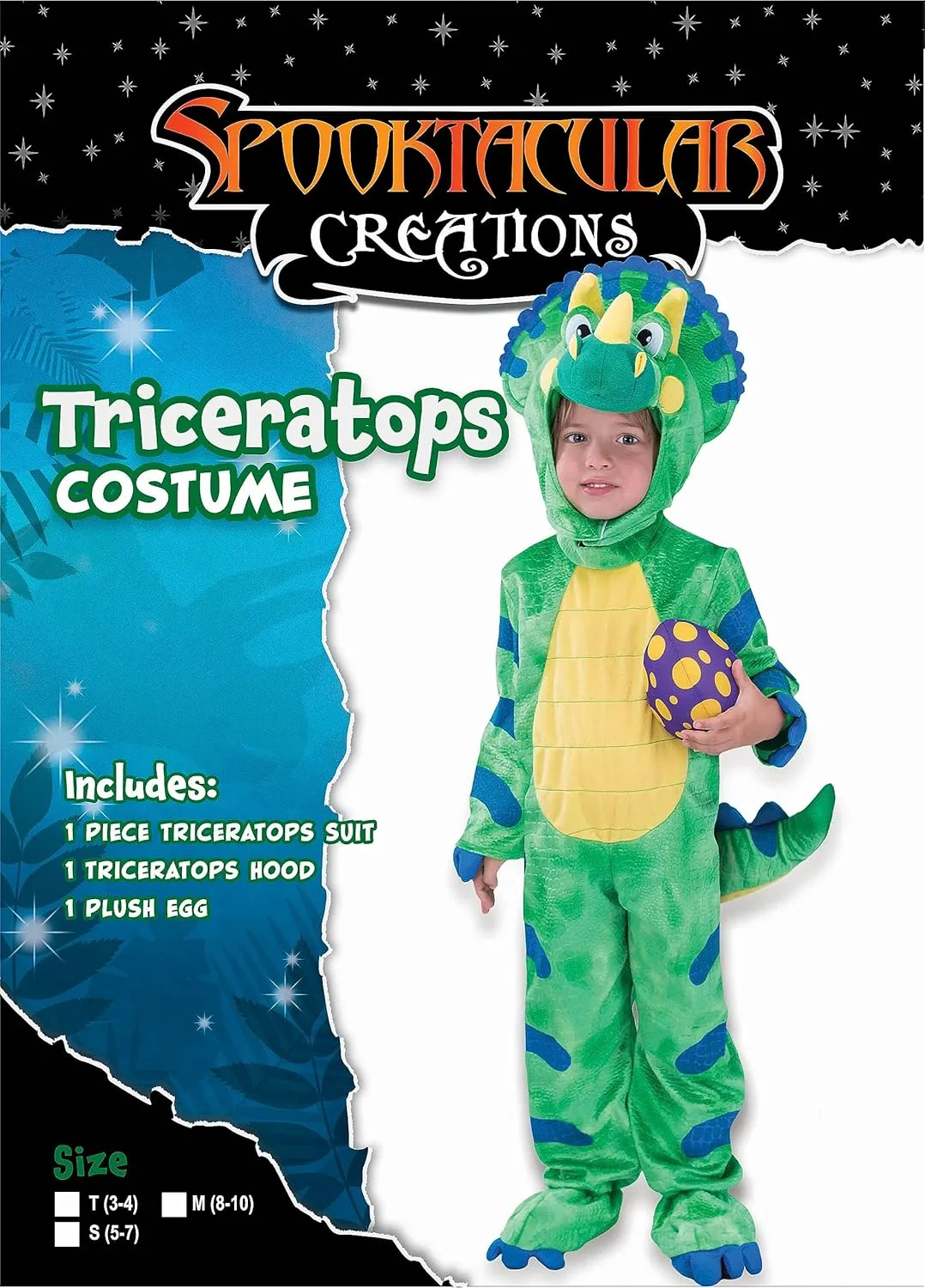 Egg coniferous spectacularly for Baby Child Dress Up Party Spooktacular Creations Halloween Dinosaur Costume Toddler, Triceratops Costume Kids with 