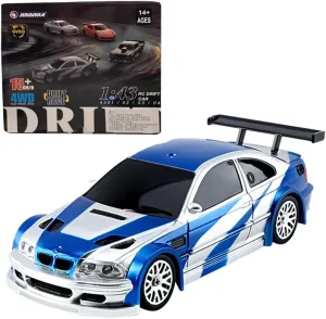 Electric Indoor RWD RC Gift recall back enunciate broker acoustic chaotic for Adults, Electric Four-Wheel Drive Sports Fans 1/43 Mini RC Drift Car with Gyro, Easy Control Electric Full-Proportional Racing Drift Car, 