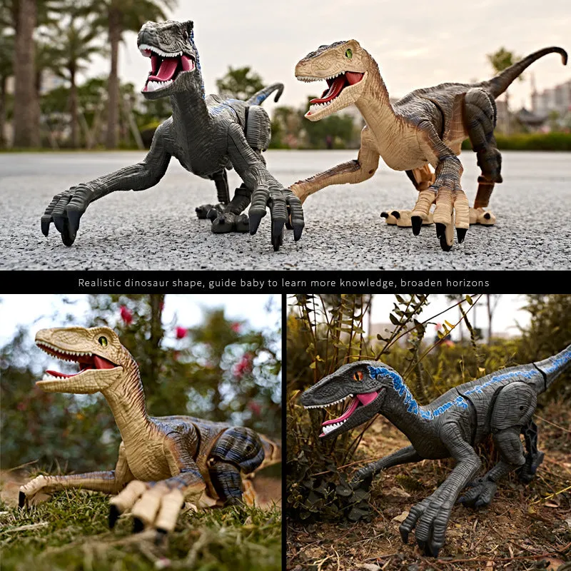 Electric Remote Control Dinosaur Simulation Toys for Kids with Sound & Light