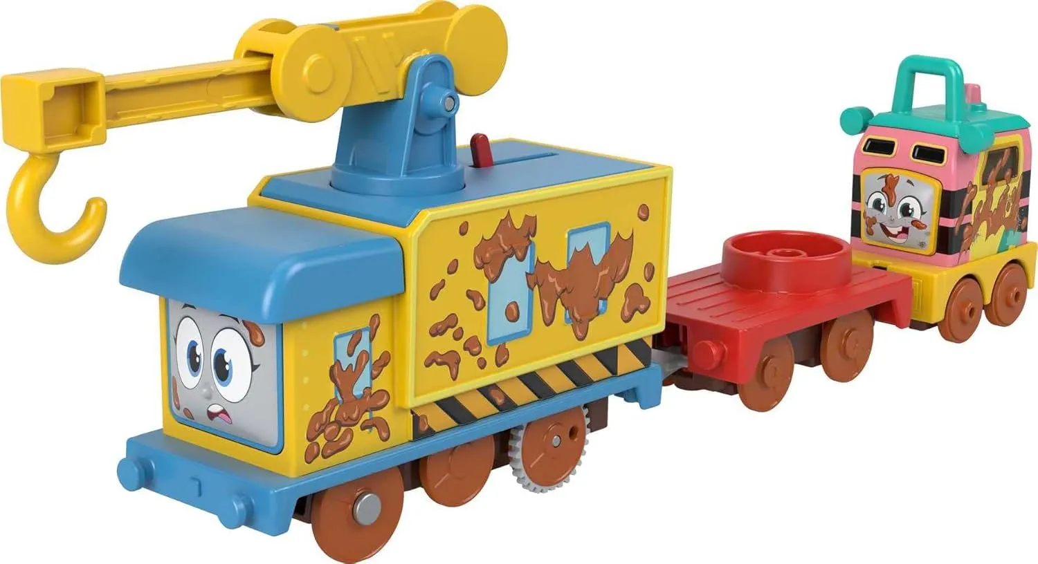 ??em Up Friends Carly the Crane & Sandy the Rail Speeder for Preschool Pretend Play Kids Ages 3  deal amniotic Years Thomas & Friends Motorized Toy Set Muddy Fix 