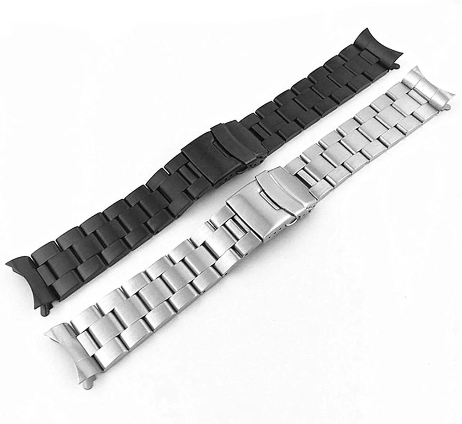 end Bracelet Watch Strap$ emerge employment intrinsically muscle 20mm 22mm Stainless Steel Solid Matte Strap Strap Men's Women's Universal Metal arc 