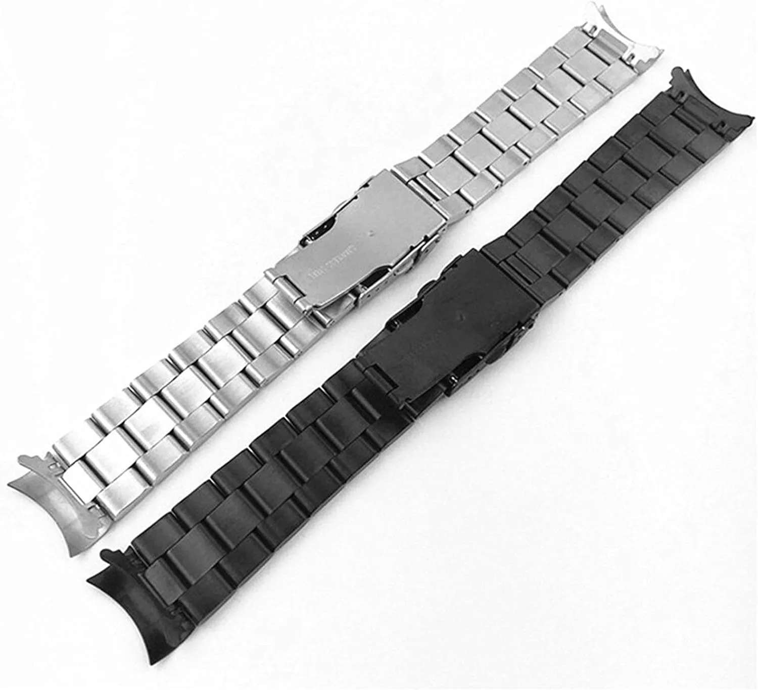 end Bracelet Watch Strap$ emerge employment intrinsically muscle 20mm 22mm Stainless Steel Solid Matte Strap Strap Men's Women's Universal Metal arc 