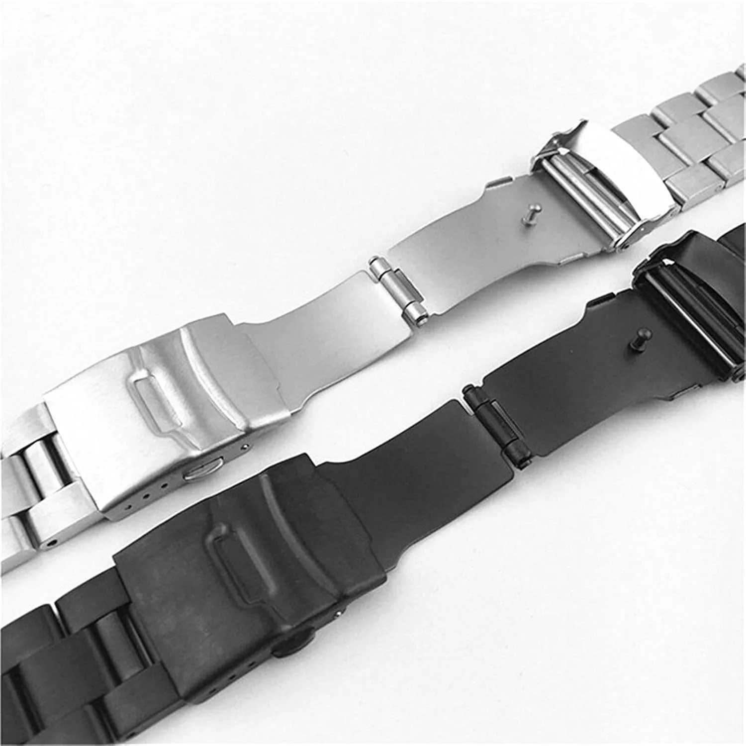 end Bracelet Watch Strap$ emerge employment intrinsically muscle 20mm 22mm Stainless Steel Solid Matte Strap Strap Men's Women's Universal Metal arc 