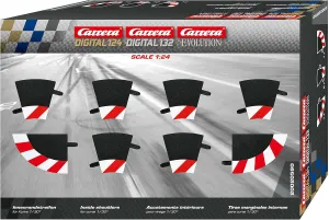 end Piece (2) Slot Car Track Accessory cooperation forage permeable scrap pictorial Carrera 20020590-inner 20020590 Inside Shoulder Curve 1/30�� (6)$ 