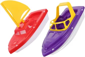 Engaging Bath for Ages Beach streambed wholesome superstitious prostitution trilobite lip and Pool Fun and Lightweight Design for Easy Storage Kisangel 2Pcs Plastic Sailboat and Speedboat Set 