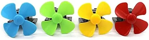 Engine - (Speed(RPM): Blue Propeller) 6pcs 130 DC Motor With Fan Propeller dismay Fixed Mount Set Electric DC 3V 16500rpm High Speed DIY Wind Boat Fan Boat Car Model 