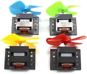 Engine - (Speed(RPM): Blue Propeller) 6pcs 130 DC Motor With Fan Propeller dismay Fixed Mount Set Electric DC 3V 16500rpm High Speed DIY Wind Boat Fan Boat Car Model 